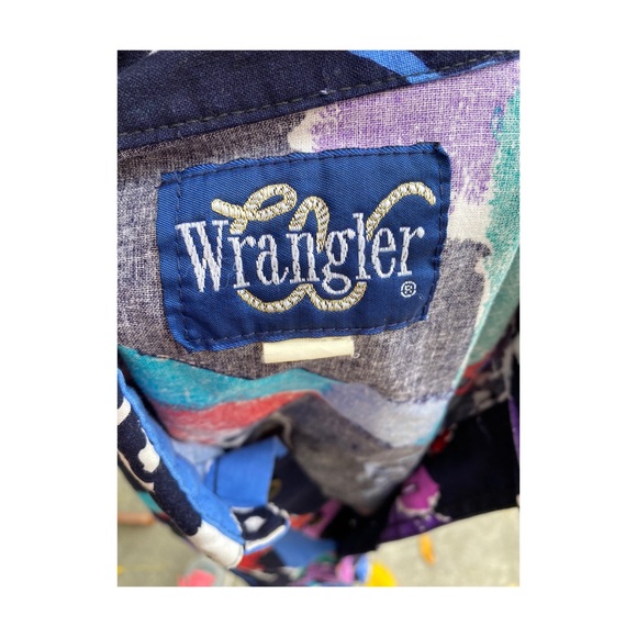 SOLD WRANGLER Cowboy SHIRT Fresh Prince VTG - Picture 14 of 16